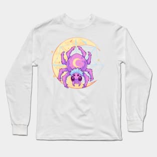 Kawaii Pastel Goth Spider Long Sleeve T-Shirt